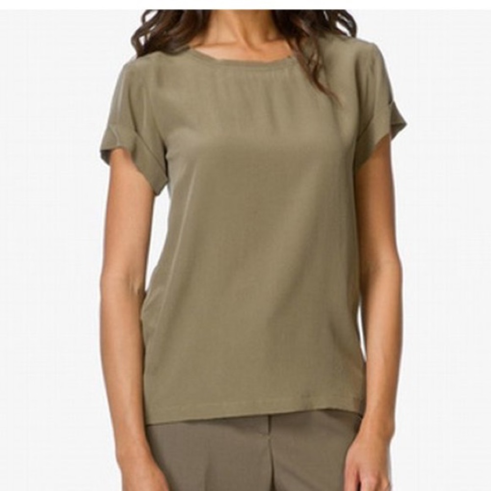 Theory Bakeeve Summer Silk Shirt